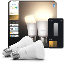 Philips Hue White 10 W, 1100 lm, E27, 2 db