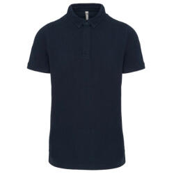 Designed To Work Férfi galléros póló Designed To Work WK225 Men'S Short Sleeve Stud polo Shirt -4XL, Navy