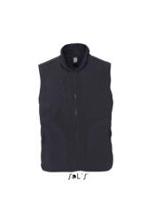 SOL'S Uniszex SOL'S SO51000 Sol'S norway - Sleeveless Fleece Cardigan -M, Charcoal Grey