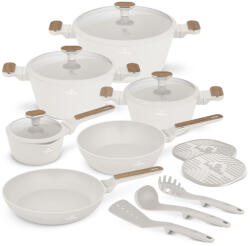 Berlinger Haus BH-8325 Sahara Nordic Collection 15 részes Edénykészlet - Krém, Fa (BH-8325)