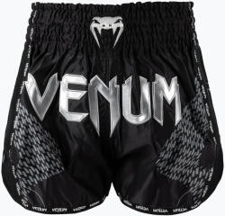 Venum Pantaloni scurți de antrenament pentru bărbați Venum Nexus Muay Thai black/silver