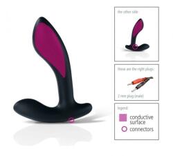 Mystim Stimulator Prostata Mystim Flexing Flavio, Silicon, Negru, 9 cm