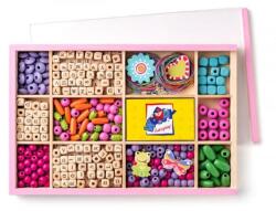 Woodyland ABC Beads într-o cutie (OLP102190211)