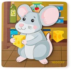 Woodyland Puzzle Baby - șoricel (OLP102191365) Puzzle