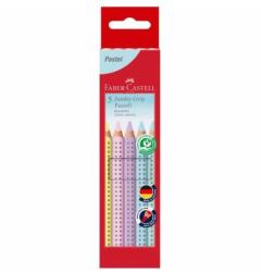 Faber-Castell Creioane pastelate Faber-Castell Jumbo Grip, set de 5 bucăți