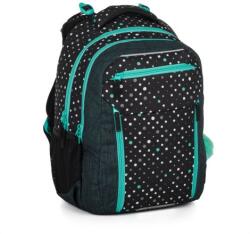 Bagmaster Rucsac școlar BagMaster PORTO 24 C - negru-turcoaz