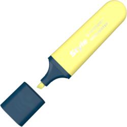 Centropen Evidențiator CENTROPEN 6252 Style Soft (vârf pană 1-4, 6 mm) - galben