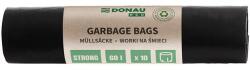 DONAU Szemeteszsák, extra erős, 60 l, 10 db, 30 , DONAU "Eco", fekete 22021422-05 (22021422-05)