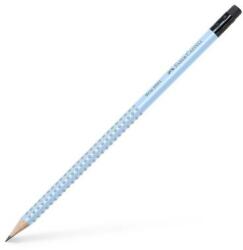 Faber-Castell Creion grafic, B, triunghiular, cu radieră, FABER-CASTELL "Grip 2001", albastru - tonerdepot - 6,41 RON