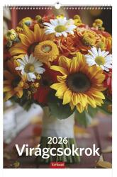 TopTimer Falinaptár TOPTIMER T094 220x330mm álló Virágcsokrok 2026. T9400-04A (T9400-04A)