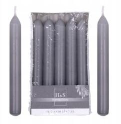 Donau Home Gyertya, asztali, vékony, DONAU "Home", grafitszürke (45331112-20) (45331112-20)