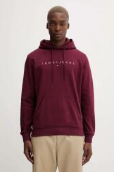 Tommy Hilfiger felső bézs, nyomott mintás, kapucnis, DM0DM20746 - burgundia L