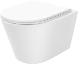 Rea Tito, fali WC-csésze 495x360x355 mm, Tornado NFQ + lassan záródó WC-ülőke, fényes fehér, REA-C6800 (REA-C6800)