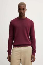 Tommy Hilfiger pamut pulóver könnyű, bordó, DM0DM21787 - burgundia XXL