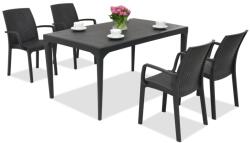 BICA Stílusos étkészlet Oslo / Indiana 4 antracit Bica (BC435ANT-4xBC9093ANT)