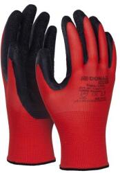 DONAU Védőkesztyű, latex, DONAU Safety , 10/XL méret, piros (D3202112110) - iroda24