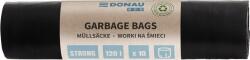 Donau Szemeteszsák, extra erős, 120 l, 10 db, 35 , DONAU "Eco", fekete (22021432-05) (22021432-05)