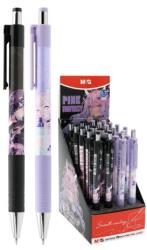 M&G Pink Fantasy golyóstoll 0, 7 mm (2 minta) kék tollbetéttel