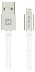 SWISSTEN 71524303 USB-A apa - Lightning apa Adat- és töltőkábel 2m - Fehér (71524303) (71524303)
