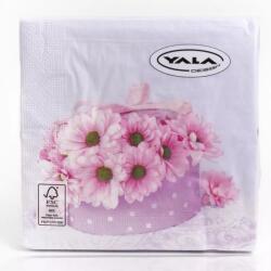  3 rétegű papírszalvéta virágos