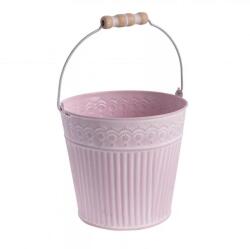  Bádog vödör rózsaszín