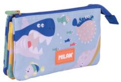 MILAN 5 rekeszes tolltartó, Kék Odyssey sorozat