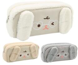 Junior Plüss szőrös tolltartó, üres - Nyúl (színkeverék)