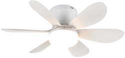 TRIO R67462131 Lund 53x16cm, távirányítós, fényerőszabályzós, 850lm, 2700-6500K, 3 forgási sebességes ventilátoros lámpa (R67462131)