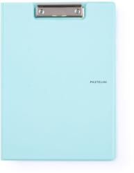 KARTON P+P Dupla műanyag jegyzettömb csipesszel A4 PASTELINI zöld