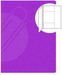 Papiernik Kihajtható térkép 3 füllel PREŠPÁN 253 - rózsaszín