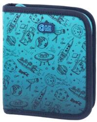 JUNIOR-ST GRANDE 1-szintes üres tolltartó - világos/sötétkék