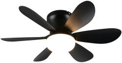 TRIO R67462132 Lund 53x16cm, távirányítós, fényerőszabályzós, 850lm, 2700-6500K, 3 forgási sebességes ventilátoros lámpa (R67462132)