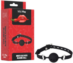  Wild Play - szilikon fekete szájpecek