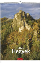 TopTimer Falinaptár TOPTIMER T094 220x330mm álló Hegyek 2026 (T9400-02A) - kreativjatek