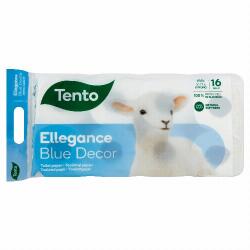 Tento Ellegance Blue Decor toalettpapír 3 rétegű, 16 tekercs - cooponline
