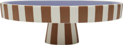OYOY Pateră pentru tort Toppu, 27 x 27 cm, maro-violet (L301540) Tava