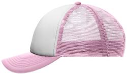 Myrtle Beach (Daiber) 5 paneles, gyerek sapka MB071 - Fehér / világosrózsaszín | unisex gyermek (MB071-46922)