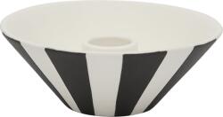 OYOY Sfeșnic pentru lumânare clasică Toppu, scund, alb-negru (L301533)