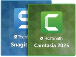 TechSmith Camtasia 2026 + Snagit 2026 Bundle Seat Extension incl. Maintenance Corporate 1 - 4 User (BN01C-X)