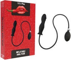 Wild Play - pumpálható anál plug (fekete) (5906647270149) - pajkospajtas