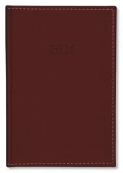 PD Calendar Határidőnapló Period Chamois B/5 heti körbev. bordó 2026