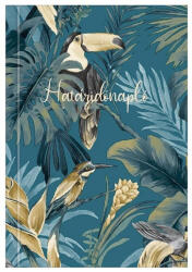 Alisca Határidőnapló ALISCA A/5 napi fehér lapos kék madár bianco (240608/09) - papir-bolt