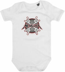 METAL-KIDS Body copii Metallica - (Crosshorns) - alb - METAL-KIDS - 649.30. 7.999