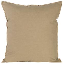 Takoy Egyszínű díszpárnahuzat lenkeverékből aranyszálas díszítéssel