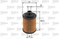 VALEO Olejový filter VALEO 586530 (586530)