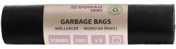 DONAU Szemeteszsák, extra erős, 240 l, 5 db, 70 , DONAU Eco , fekete (22021457-05) - molnarpapir