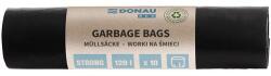 DONAU Szemeteszsák, extra erős, 120 l, 10 db, 35 , DONAU "Eco", fekete (D2202143205) - kecskemetirodaszer