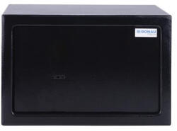 DONAU Bútorszéf, kulcsos zár, 310x200x200 mm, DONAU "Tech", fekete (19076351-01)