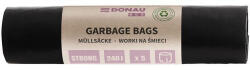DONAU Szemeteszsák, extra erős, 240 l, 5 db, 70 , DONAU "Eco", fekete (22021457-05) - iroszer24
