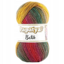  Papatya Batik színátmenetes fonal 554-34 Zöldes